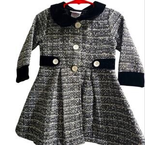 Blueberi Boulevard Tweed Pea Coat